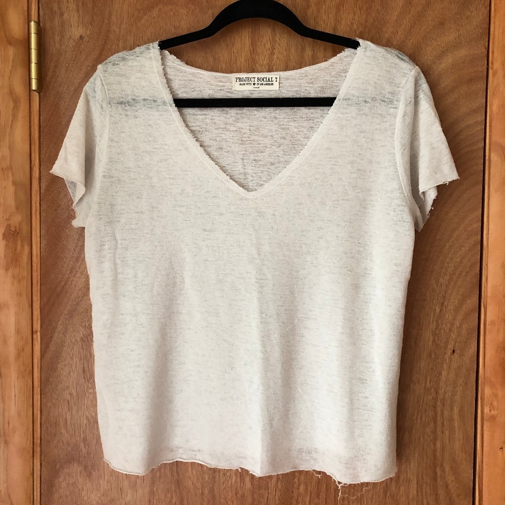 Urban Outfitters Project Social T V-Neck Tee